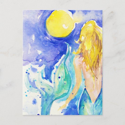 マーメイドはがき ポストカード (正面)