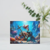 マーメイドはがき ポストカード (スタンド正面)