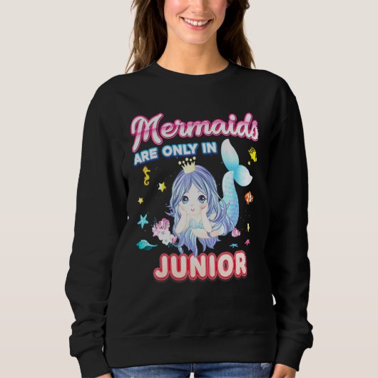 マーメイドは中学新学期Kiのみ スウェットシャツ (正面)