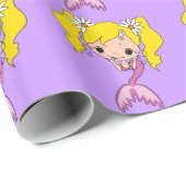 マーメイドをテーマにした包装紙 ラッピングペーパー (ロールコーナー)