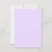 マーメイドをテーマにした誕生日バッシュ 招待状 (裏面)