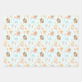 マーメイドをテーマにした誕生日パーティーのラップを女の子のために ラッピングペーパーシート