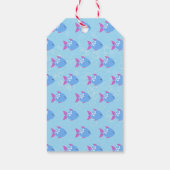 マーメイドをテーマにした誕生日パーティーゲストのお願い ギフトタグ (裏面)