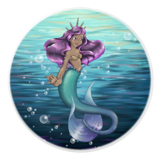 マーメイドアイオール セラミックノブ (正面)