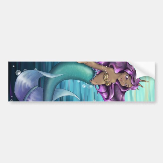 マーメイドアイオール バンパーステッカー (正面)