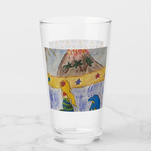 マーメイドアイランドガラスタンブラー タンブラーグラス (裏面)