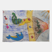 マーメイドアイランドティータオル キッチンタオル (横)