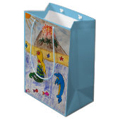 マーメイドアイランド抱き枕 ミディアムペーパーバッグ (裏面アングル)