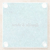 マーメイドアクアグリッツグリッター ガラスコースター (裏面)