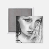 マーメイドアクアマリン磁石 マグネット (正面/裏面)