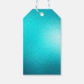 マーメイドアクア金ゴールドシルバースパークルグリッター ギフトタグ (裏面)