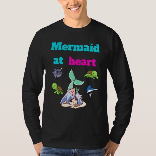 マーメイドアットハート海 Tシャツ (正面)