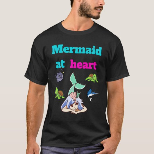マーメイドアットハート海 Tシャツ (正面)