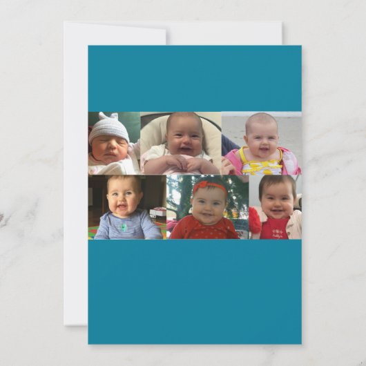 マーメイドアンダーザシーセントバースデーパーティー招待状 招待状 (裏面)