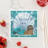 マーメイドアンダーザシーナプキンス紙 スタンダードランチョンナプキン (インサイチュ)