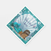 マーメイドアンダーザシーナプキンス紙 スタンダードランチョンナプキン (角)