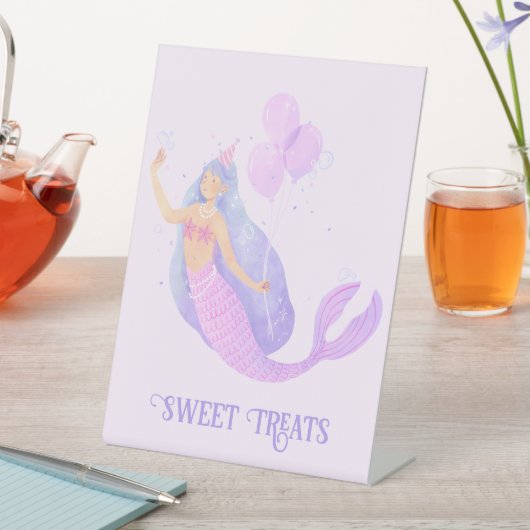 マーメイドアンダーザシーバースデーパーティスウィートトリートメント 台座サイン (インサイチュ)