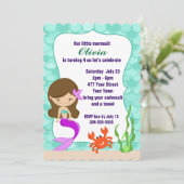 マーメイドアンダーザシープールパーティー 招待状 (スタンド正面)