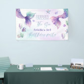 マーメイドアンダーザシープール誕生日パーティー 横断幕 (トレードショー)