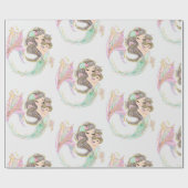 マーメイドアンダーザシーラッピング紙 ラッピングペーパー (フラット)