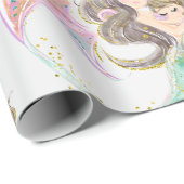 マーメイドアンダーザシーラッピング紙 ラッピングペーパー (ロールコーナー)