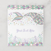 マーメイドアンダーザシー水中ビーチ海サンゴ プレイスカード (外部開封)