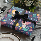 マーメイドアンダーザシー海誕生日 ラッピングペーパー