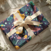 マーメイドアンダーザシー海誕生日 ラッピングペーパー