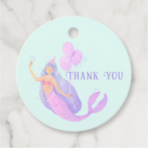 マーメイドアンダーザシー誕生日ガールブルーありがとう