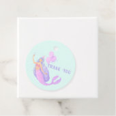 マーメイドアンダーザシー誕生日ガールブルーありがとう フェイバータグ (インサイチュ)