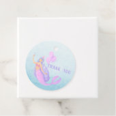 マーメイドアンダーザシー誕生日ガールブルーありがとう フェイバータグ (インサイチュ)