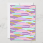 マーメイドアンダーザシー誕生日招待状 招待状 (裏面)