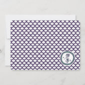 マーメイドアンダーザシー誕生日招待状 招待状 (裏面)