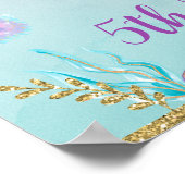 マーメイドアンダーザシー誕生日歓迎 ポスター (角)