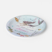 マーメイドアンダーザシー誕生日 ペーパープレート (アングル)