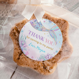 マーメイドアンダーザシー誕生日 ラウンドシール