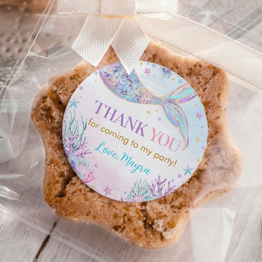 マーメイドアンダーザシー誕生日 ラウンドシール