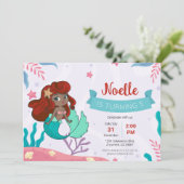 マーメイドアンダーザシー誕生日 招待状 (スタンド正面)