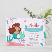 マーメイドアンダーザシー誕生日 招待状 (スタンド正面)