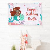 マーメイドアンダーザシー誕生日 横断幕 (インサイチュ)