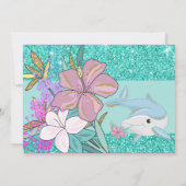 マーメイドアンダーザシー5誕生日招待 招待状 (裏面)