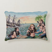 マーメイドアンティーク魔法航海の海 アクセントクッション (正面)