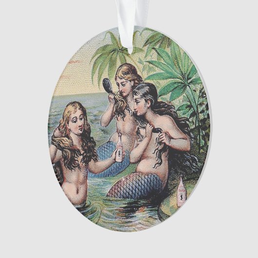 マーメイドアンティーク魔法航海の海 オーナメント (正面)