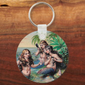 マーメイドアンティーク魔法航海の海 キーホルダー (正面)