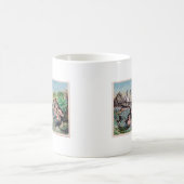 マーメイドアンティーク魔法航海の海 コーヒーマグカップ (中央)