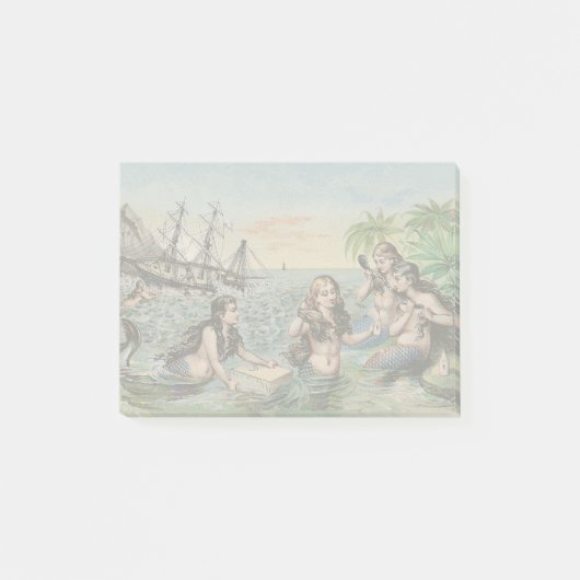 マーメイドアンティーク魔法航海の海 ポストイット (正面)
