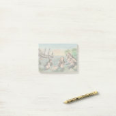 マーメイドアンティーク魔法航海の海 ポストイット (デスク上)