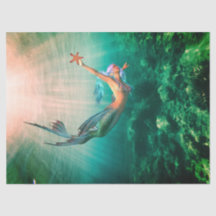 マーメイドアンドスターフィッシュティッシュペーパー