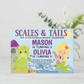 マーメイドアンドドラゴン誕生日 招待状 (スタンド正面)