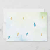 マーメイドアンドパイレーツ誕生日招待状 招待状 (裏面)